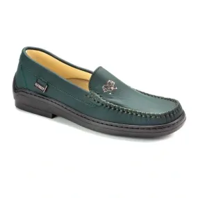 2693 - Green Sahara Leather Soft Loafer for Girl by London Kids