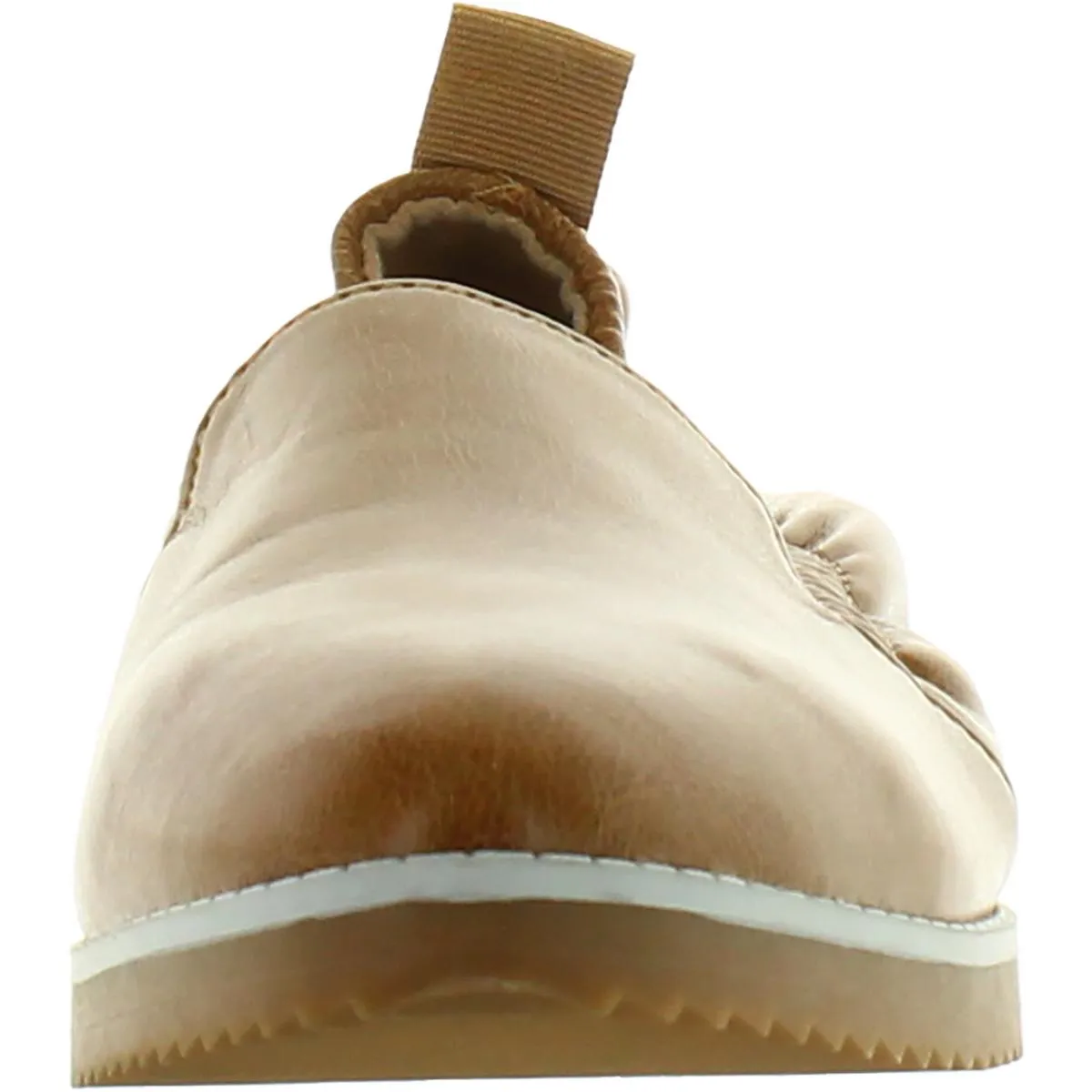 Adrienne Vittadini Womens Lanz Faux Leather Slip-On Loafers