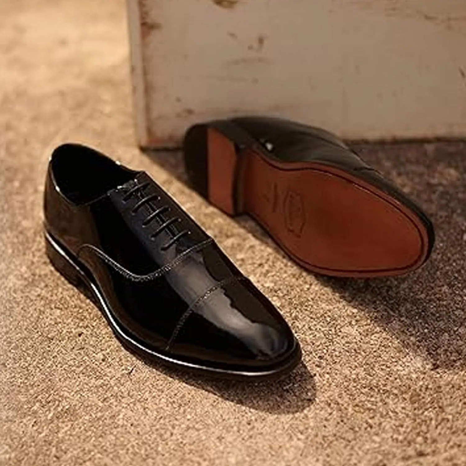 Anthony Veer Clinton Cap-Toe Oxford Dress Shoes for Men | Full-Grain Leather Upper | Goodyear Welt Construction | Ortholite Cushion Comfort | Recraftable Leather Outsole