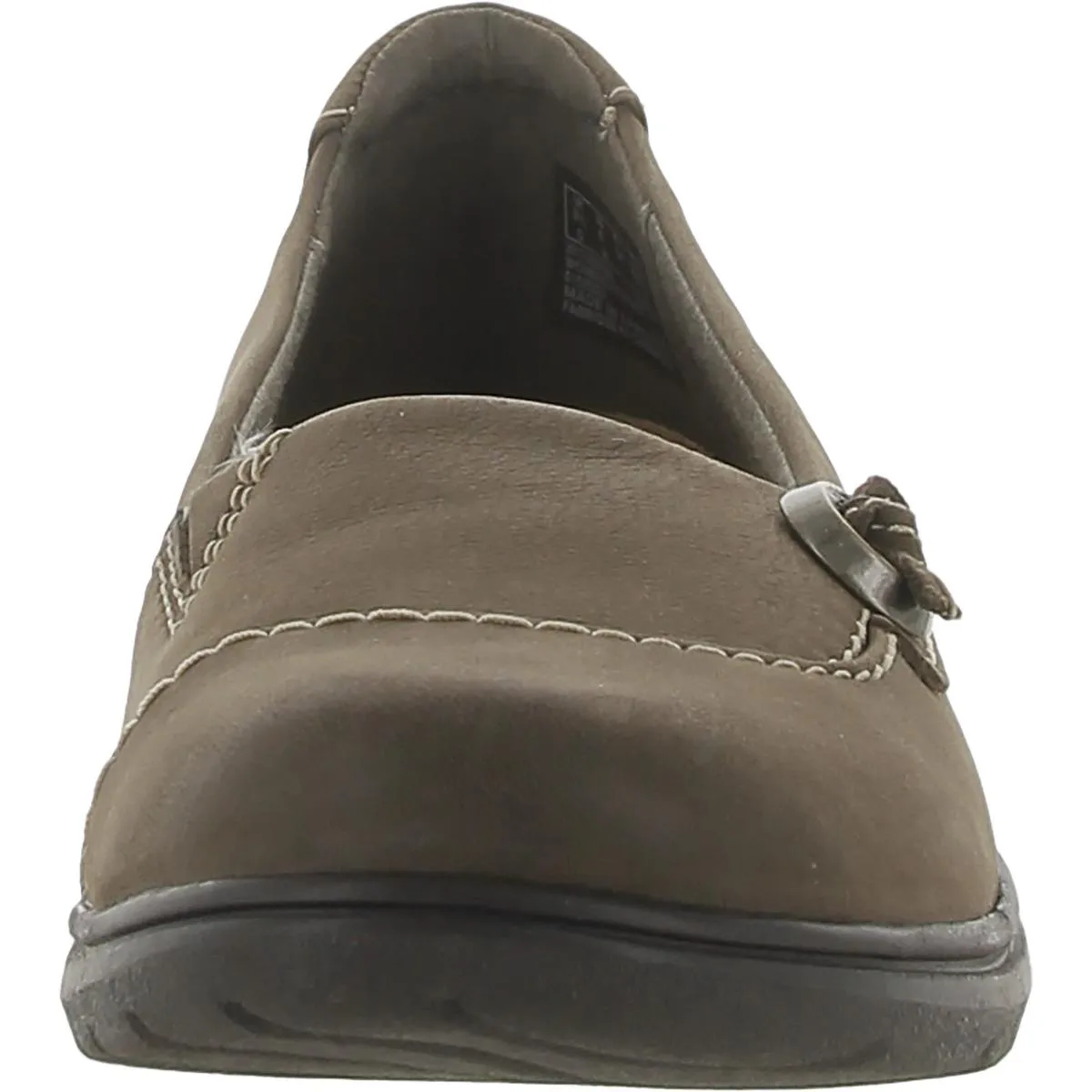 Clarks Womens Carleigh Lulin Nubuck Slip On Loafers