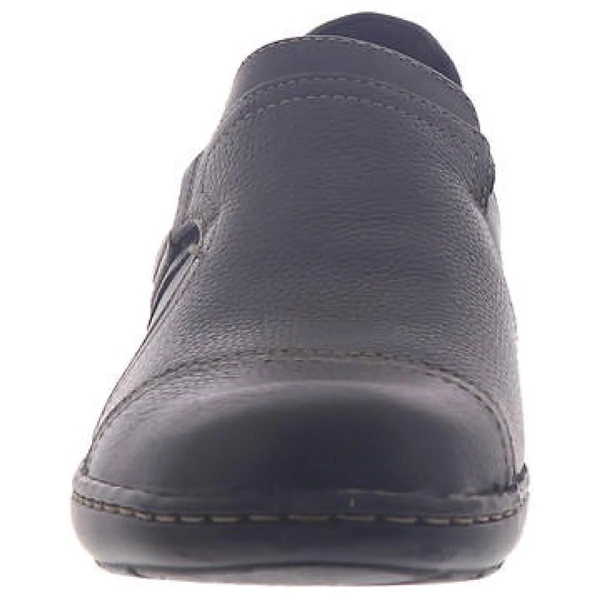 Clarks Womens Cora Poppy Leather Slip-On Loafers