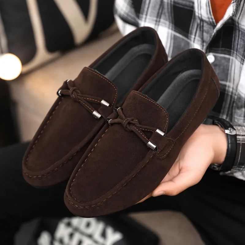 Cross-border spring and summer casual shoes trendy shoes men's Doudou shoes men's lazy shoes overfitting trend one-pedal men's shoes cloth shoes