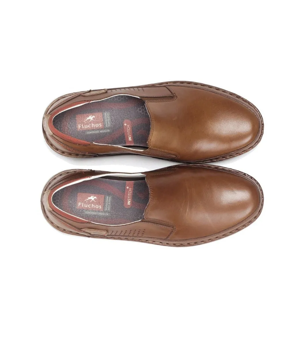 Fluchos Men's Alfa Slip On Loafers- Habana