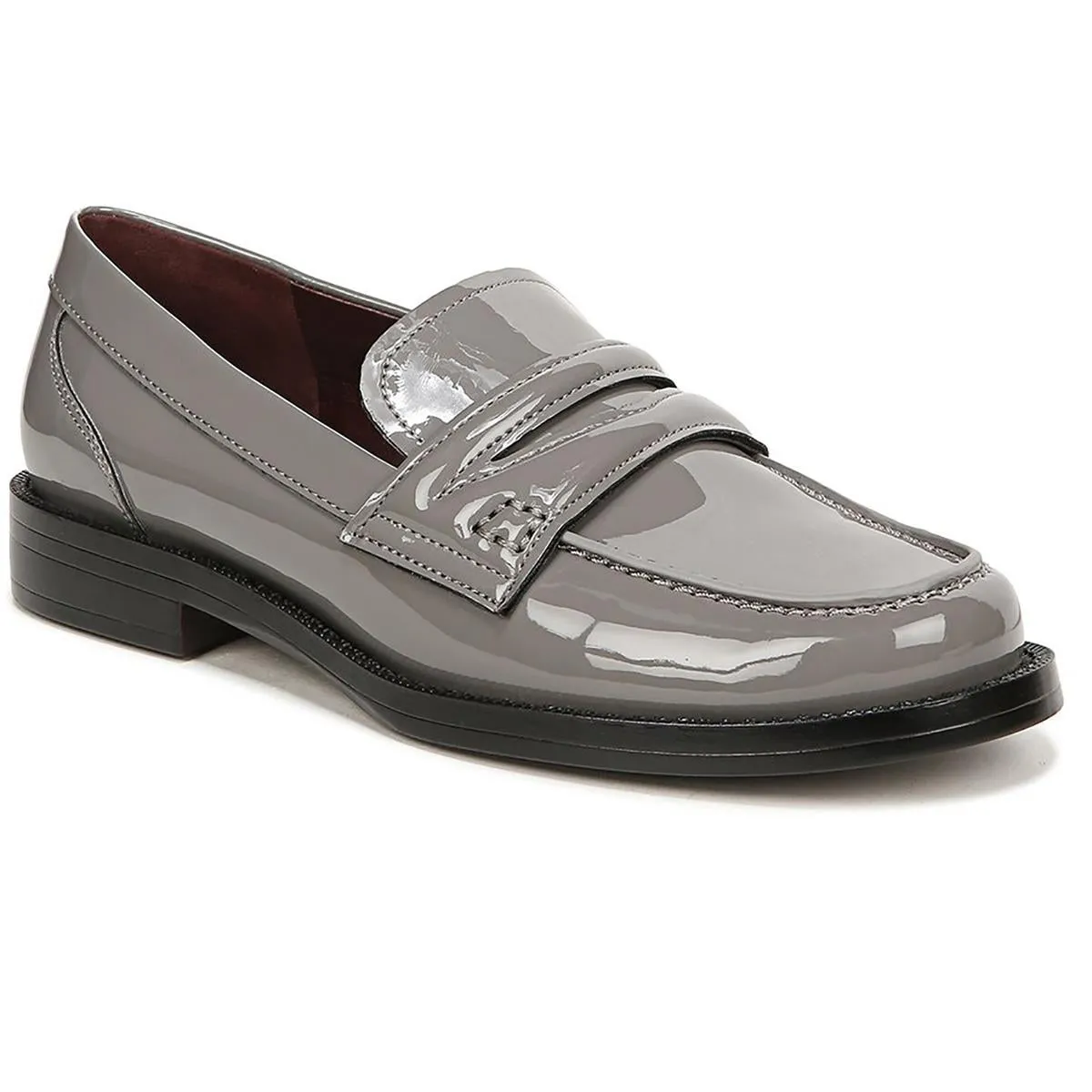 Franco Sarto Womens Lillian Patent Slip on Loafers