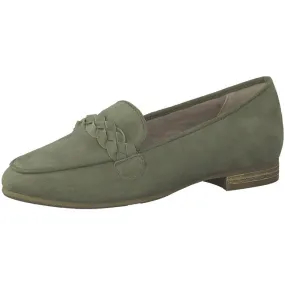 Jana Women's 24202-28 727 Softline Leather Loafer Pistachio Green