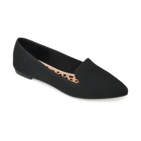 Journee Collection Womens Vickie Knit Slip On Loafers