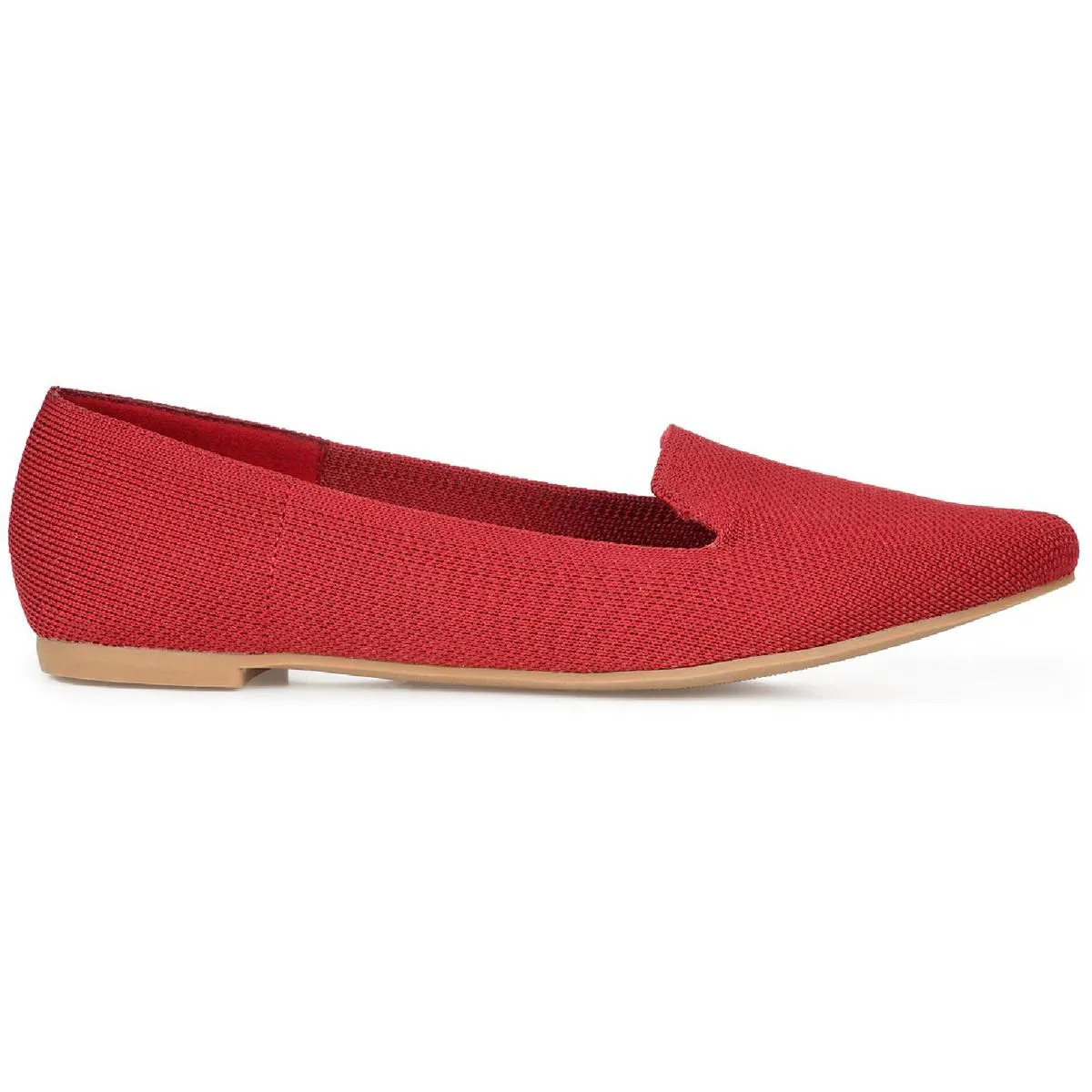 Journee Collection Womens Vickie Knit Slip On Loafers