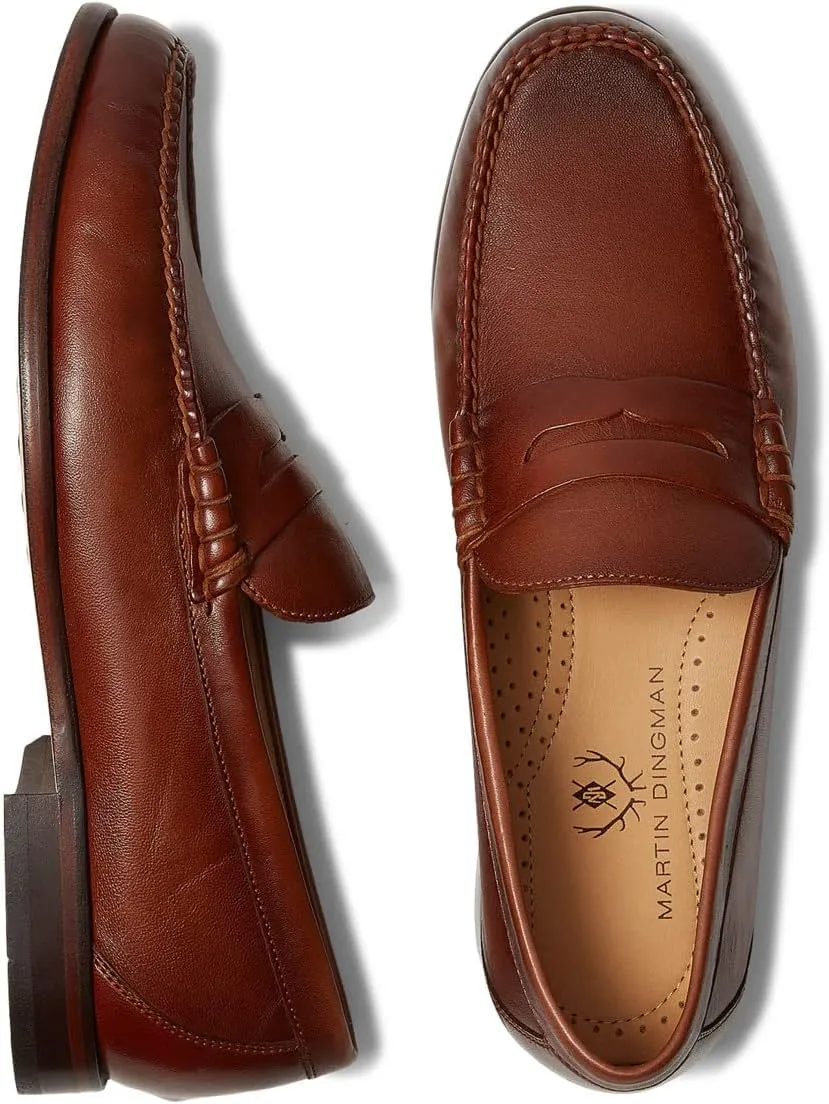 Maxwell Penny - Loafers for Men - Leather Upper - Slip-On Closure - Synthetic Outsole