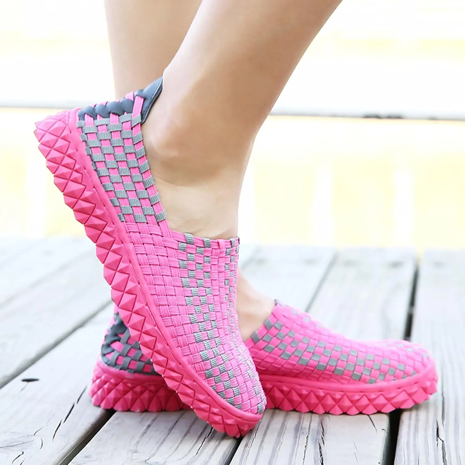 Men's Casual Walking Shoes,Hand Sewn,Women's Non-Slip Flat Shoes,Comfortable Summer Breathable Shoes,Fashion Sneakers - Comfortable Sandals，