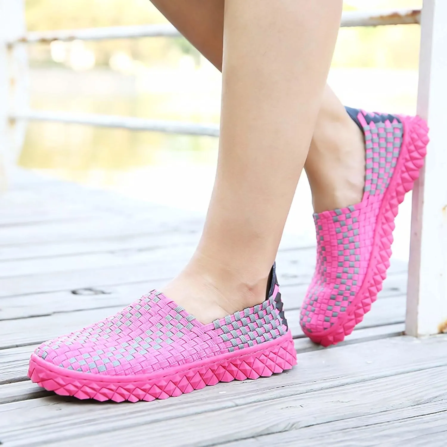 Men's Casual Walking Shoes,Hand Sewn,Women's Non-Slip Flat Shoes,Comfortable Summer Breathable Shoes,Fashion Sneakers - Comfortable Sandals，