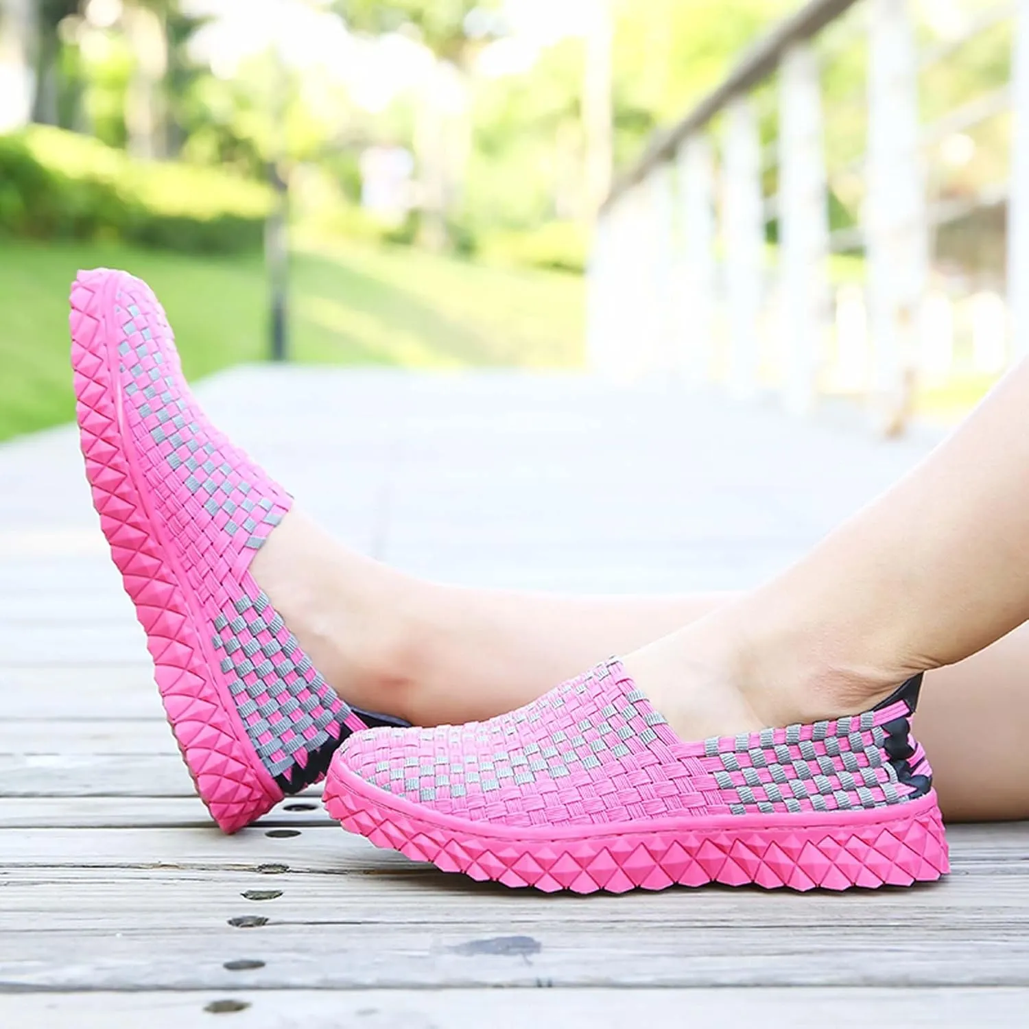 Men's Casual Walking Shoes,Hand Sewn,Women's Non-Slip Flat Shoes,Comfortable Summer Breathable Shoes,Fashion Sneakers - Comfortable Sandals，