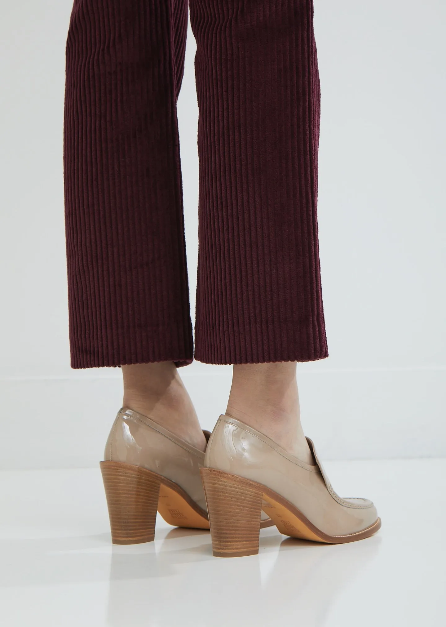 Nora Heeled Leather Loafers