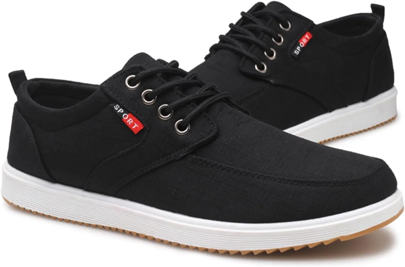 Shoes for Men Soft Cushions Athletic Low Top Versatile Office Summer and Autumn Lightweight Slip On Loafers