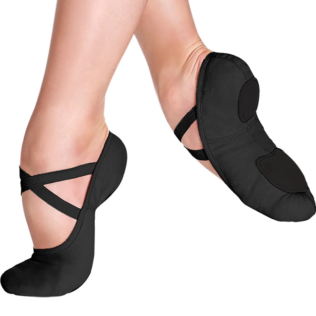 So Danca Adult Verdi | Vegan Stretch Canvas Ballet Shoes | SD16VG | Light Pink | Black | White | Sand