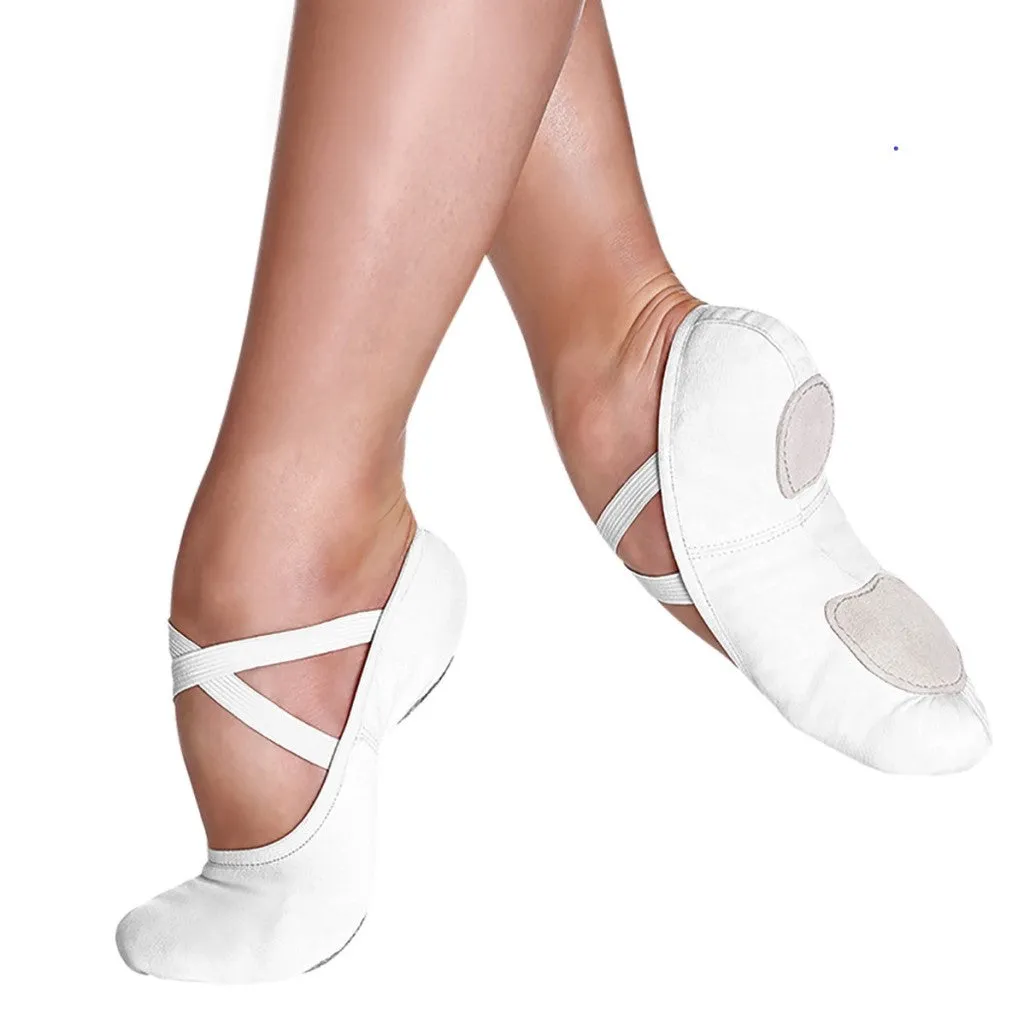 So Danca Adult Verdi | Vegan Stretch Canvas Ballet Shoes | SD16VG | Light Pink | Black | White | Sand