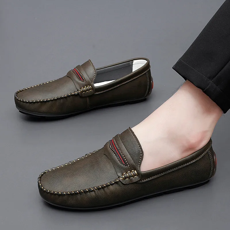 STEFAN LEE GENUINE LEATHER LOAFERS