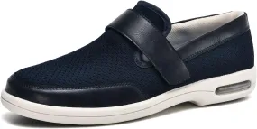 Wide Fitting Mens Shoes Outdoor Trainers Men Comfortable Loafers Men's Orthopedic Slip-On Loafers Comfortable Supportive Casual Shoes for Plantar Fasciitis