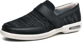 Wide Fitting Mens Shoes Outdoor Trainers Men Comfortable Loafers Men's Orthopedic Slip-On Loafers Comfortable Supportive Casual Shoes for Plantar Fasciitis