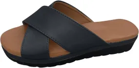 Women's Cork Slide Sandals Slip on Open Toe Cute Platform Flat Summer Womens Shoes Casual Sandals